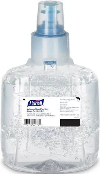 2 Purell 1903-2 Advanced Hand Sanitizer Gel 1200 ml Refill LTX-12 Exp 02/24