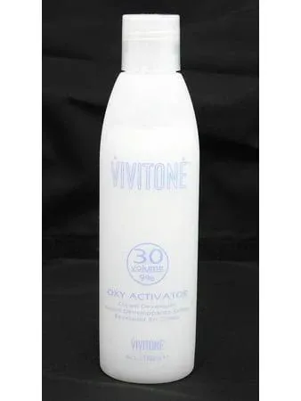 Vivitone Oxy Activator 30 Volume Cream Developer 6oz./180ml