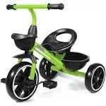 KRIDDO Tricycles Age 24 Month to 4 Years, Toddler Kids Trike for 2.5 to 5 Year Old, Gift for 2-4 Year Olds , Green