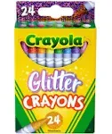 Crayola Glitter Crayons 24 Count- 52-3715 -NEW