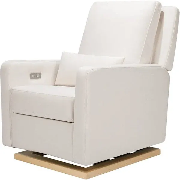 Babyletto Sigi Electronic Recliner and Glider in Eco Performance Fabric with USB Port