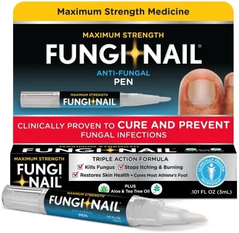 Fungi Nail Pen Applicator Kills Fungus Restores Skin Stops Itching Burning .10Oz