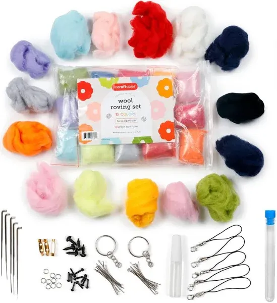 Incraftables Wool Needle Felting Kit