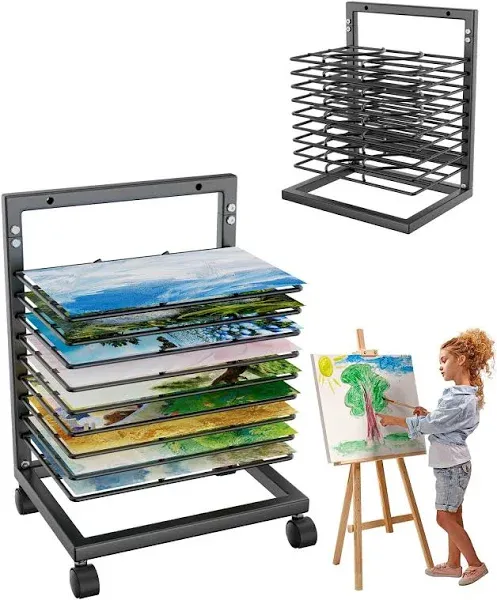 WISIMMALL Art Drying Rack