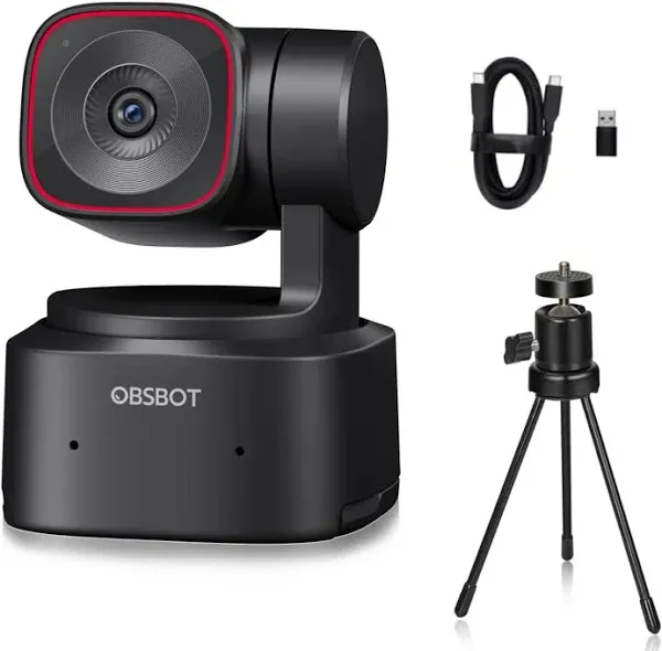 OBSBOT Tiny 2 AI Powered PTZ 4K Webcam