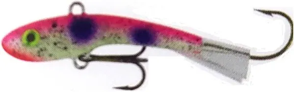 (2)Moonshine Shiver Lure Size#0 1/4oz 1 1/2&#034; Jigging Lures in &#034;GLOW PERCH&#034;      