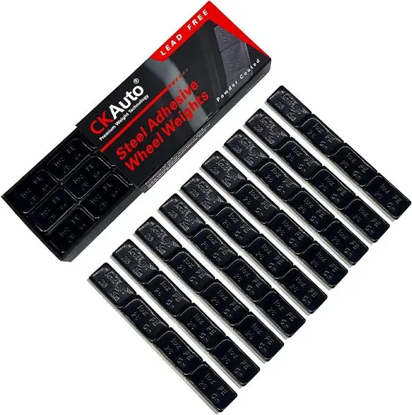 1oz Black Adhesive Stick on Wheel Weights 36 oz/Box US Quality 36pcs