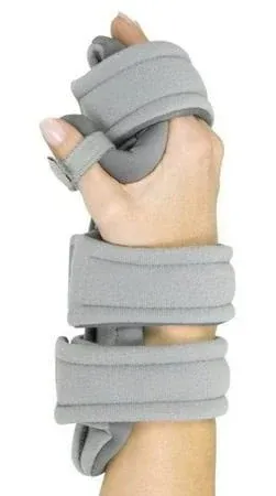 Vive Resting Hand &amp; Wrist Immobilizer - Left Hand -- Size Medium -- Gray -- NIP