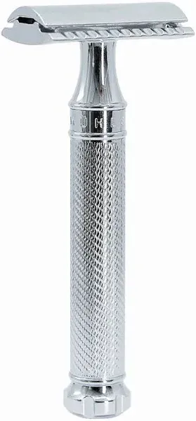 Muhle Traditional R89  Safety Razor Closed Comb Everyday Use Chrome Plated