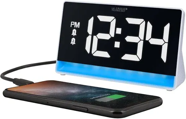 La Crosse Technology Digital Color Changing Deep Sleep Alarm Clock