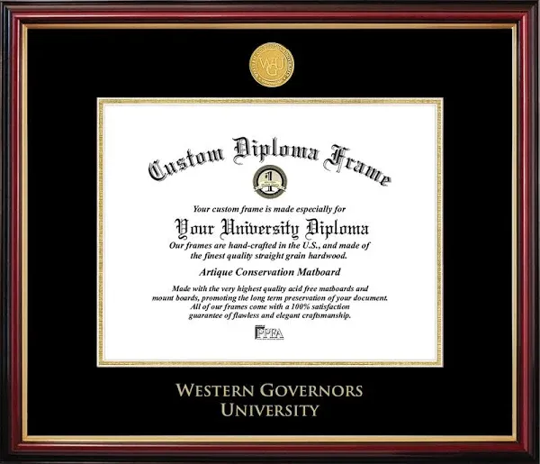 Campus Images Western Governors University Petite Diploma Frame