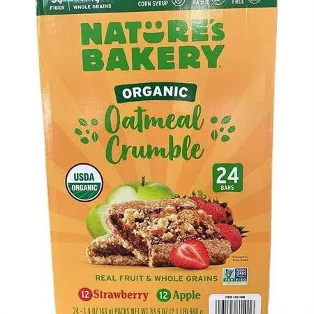 Nature's Bakery Oatmeal Crumble Bars Strawberry