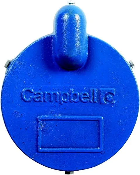 CAMPBELL RC5-6U Well Cap, Cast Iron, 6-5/8&#034; 2NRF1