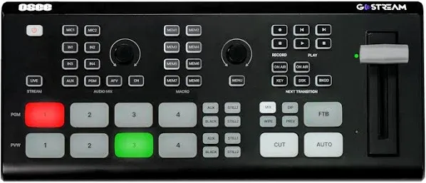 Osee GoStream Deck Pro Portable Multi- Format Live Streaming Video Mixer Switcher Recorder