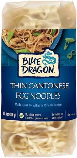 Blue Dragon Medium Egg Noodle Nests, 10.58 Ounce (Pack of 8)