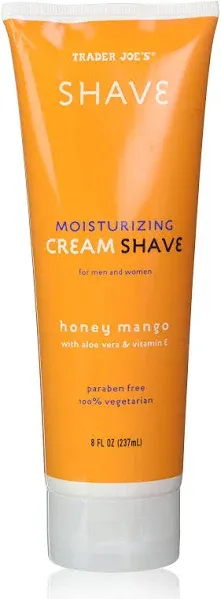 NWT Trader Joe’s 8 fl oz Moisturizing Cream Shave - Honey Mango