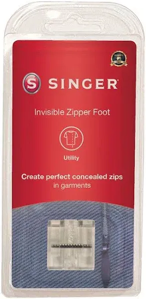 Singer Invisible Zipper Foot Sewing Machine Foot