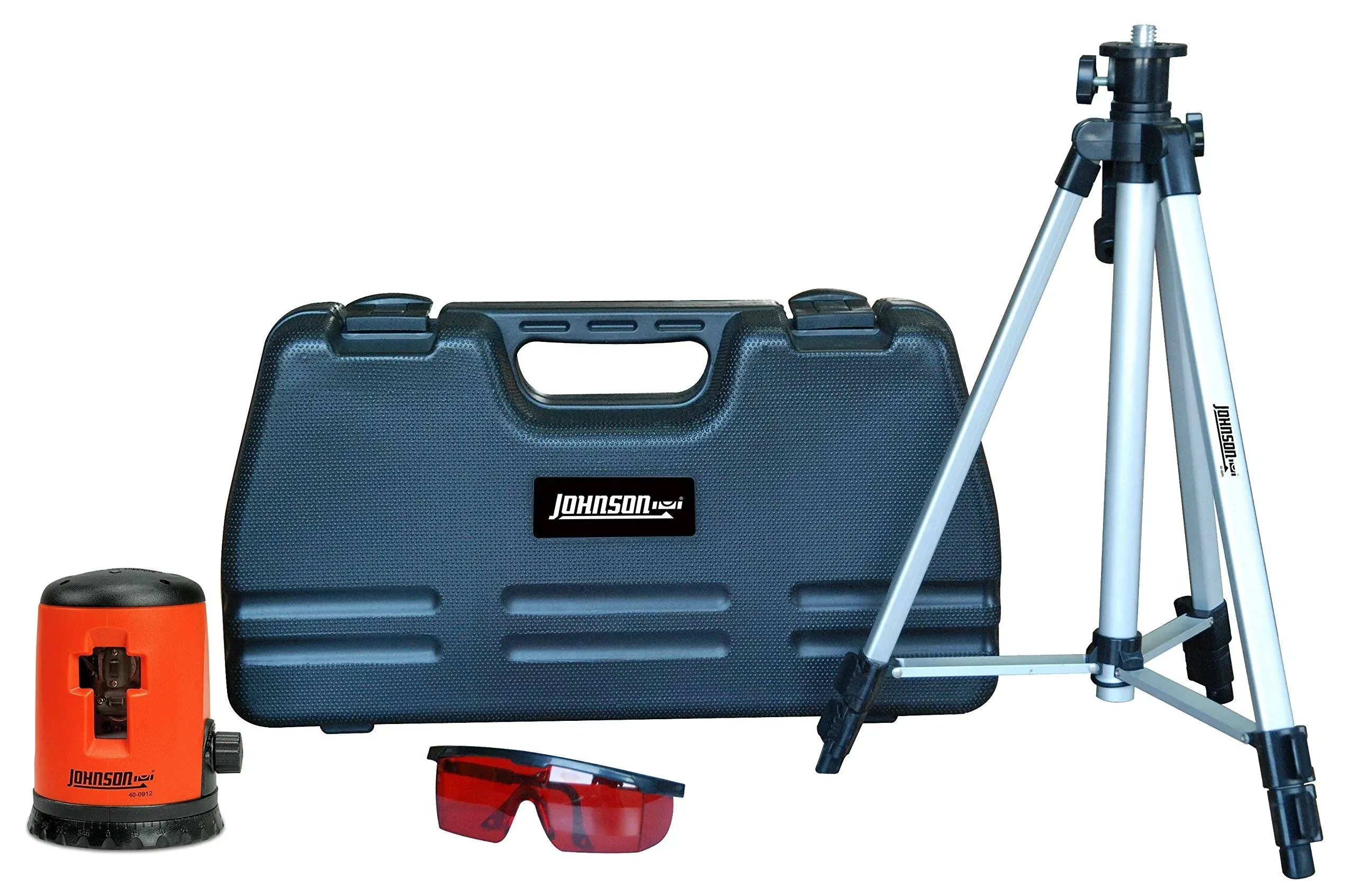 360-Degree Self-Leveling Cross-Line Laser w/ Tripod & Glasses