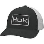 Huk Logo Trucker Hat-Black