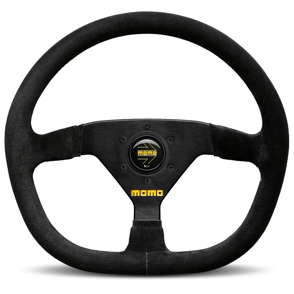 Momo MOD88 Steering Wheel 350 mm -  Black Suede/Black Spokes - R1988/35S