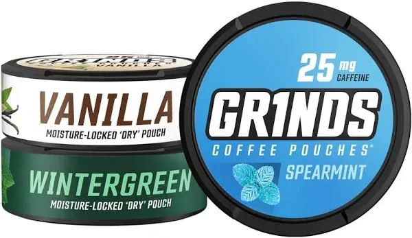 Grinds Coffee Pouches 3 Can Sampler Pack