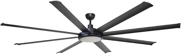 Parrot Uncle 75" Industrial Ceiling Fan with Lighting and Remote Control New F8219110V