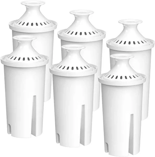 FilterLogic NSF Certified Pitcher Water Filter, 6 Count (Pack of 1) 