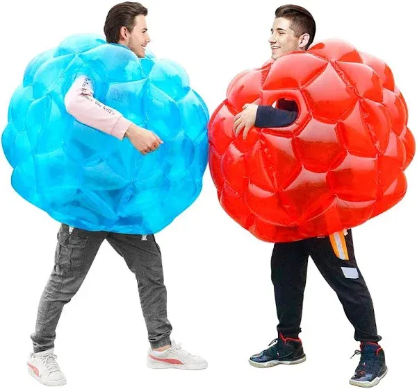 X XBEN Inflatable Buddy Bumper Balls 2Pcs, Kids Soccer Ball Giant Human Hamster 