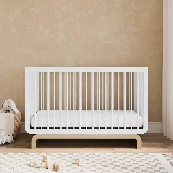 Storkcraft Storkcraft Santorini 5-in-1 Convertible Crib - White with Driftwood