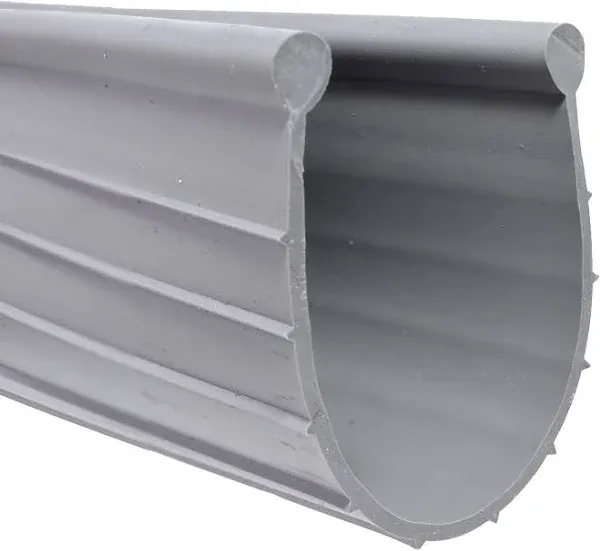 Garage Door Weather Stripping – Round Bead - Gray () 18&#039;