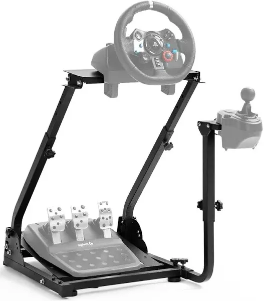 Marada Supllueer Racing Wheel Stand Steering Wheel Stand with Seat Slot Water...