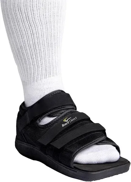 Brace Direct Post Op Recovery Shoe - Adjustable Medical Walking Shoe for Post Surgery or Operation Support, Broken Foot or Toe, Stress Fractures, Bunions for Left or Right Foot, Size Medium, Women