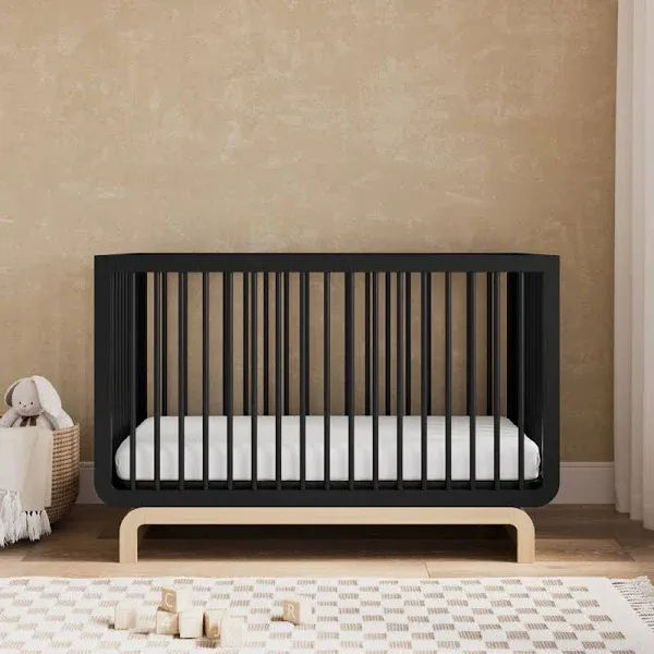 Storkcraft Storkcraft Santorini 5-in-1 Convertible Crib - Black with Driftwood