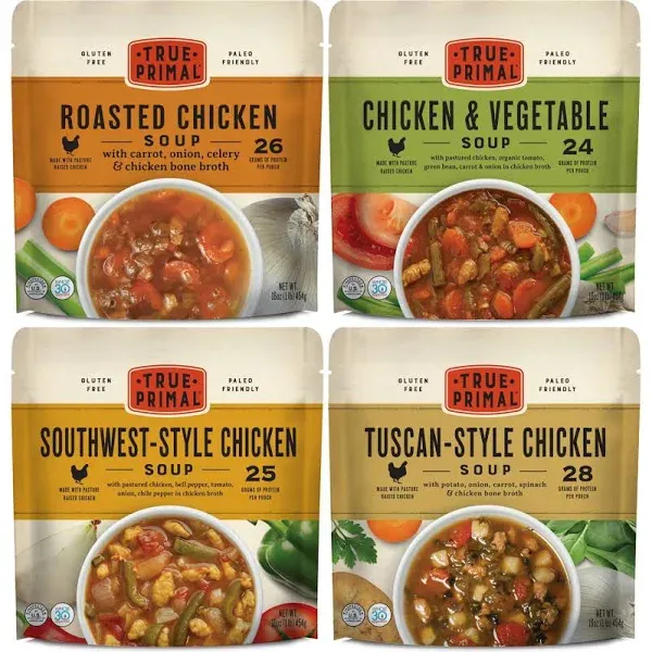 True Primal Souper Chicken Variety 8-pack