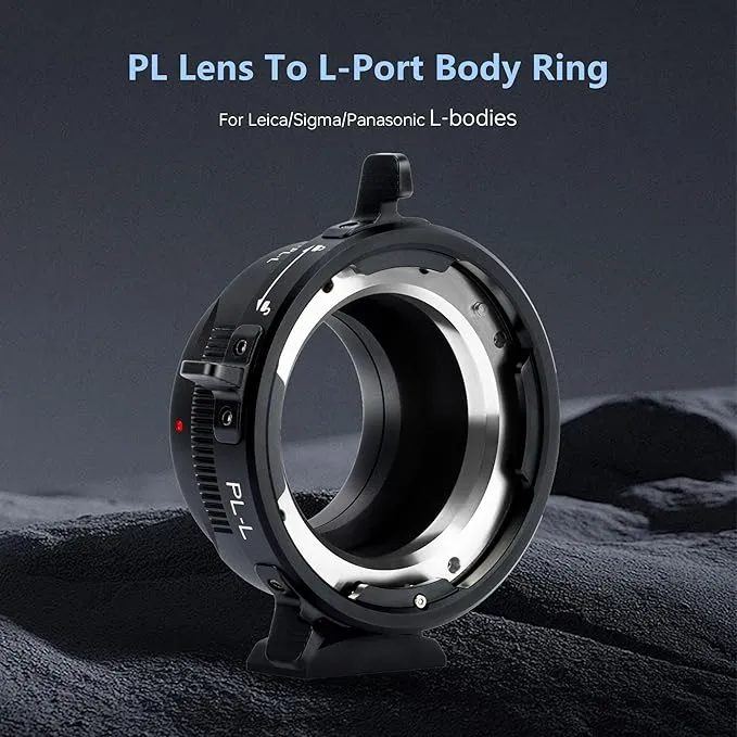 VILTROX PL-L Lens Adapter, Lens Converter Ring Camera Lens Mount Adapter Ring Compatible with PL Lens to L Mount Camera Panasonic S1 S1R S1H S5/Leica SL SL2 CL TL/Sigma FP DSLR Cameras