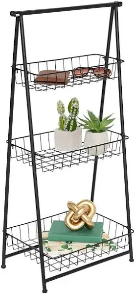 Honey-Can-Do 3-Tier Folding A-Frame Entryway Shelf