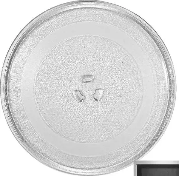 IMPRESA 16.5 ™ ™ Panasonic Compatible Microwave Glass Plate/Microwave Glass Turntable Plate Replacement - Equivalent to Panasonic Part Number F06014M00AP