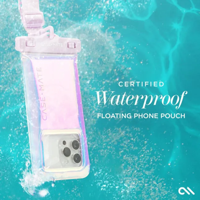 Case-Mate Waterproof Pouch - Soap Bubble