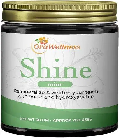 OraWellness Shine Remineralizing Natural Teeth Whitening Powder