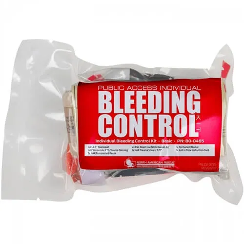 Public Access Individual Bleeding Control Kit