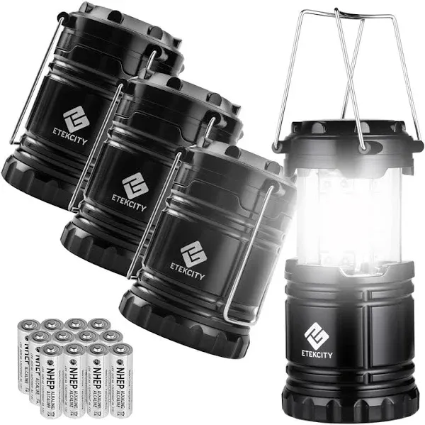 BULK DISCOUNT | Etekcity Portable LED Camping Lantern with 12 AA Batteries CL10