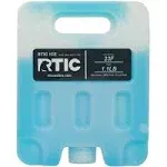 RTIC Refreezable Reusable Cooler Ice Packs Cold Ice Chest Pack Long-Lasting with Break-Resistant Design, for Food and Drink, Perfect for Travel and Storage, Small (2 Pack)