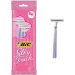 One BIC 2 Blade Silky Touch Disposable Razor Pack 10 Count NEW Factory SEALED!