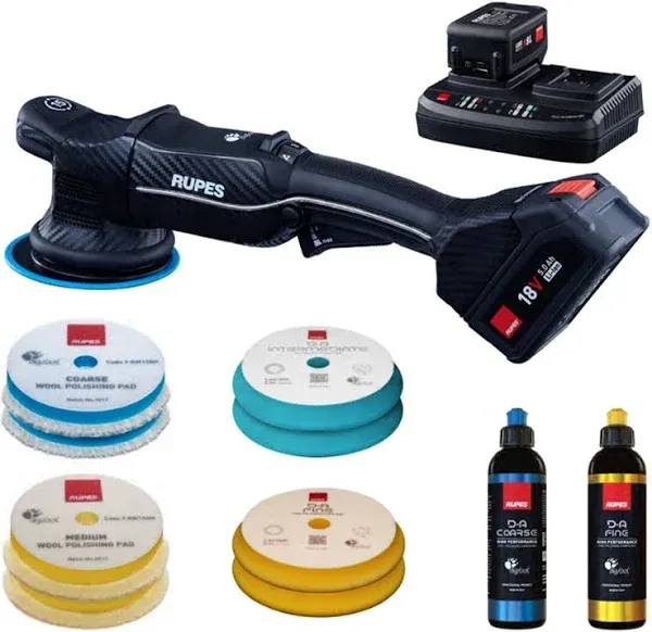 RUPES |  BigFoot iBrid HLR15 Cordless Automotive Paint Polisher