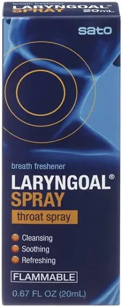 Laryngoal Soothing Throat Spray, 0.67 Fl Oz