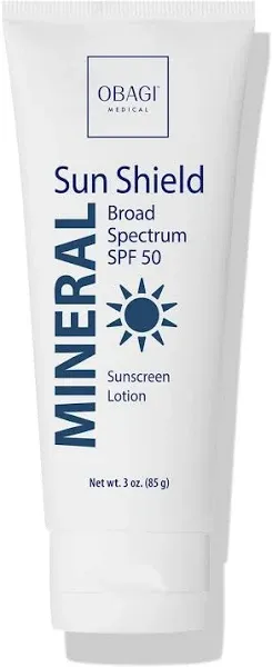 Obagi Sun Shield Mineral Broad Spectrum SPF 50 3 oz85 g. Sunscreen