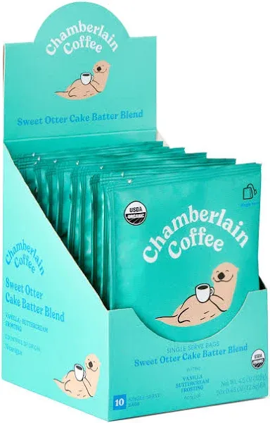 Sweet Otter Cake Batter Cold Brew Coffee Singles - Chamberlain Coffee