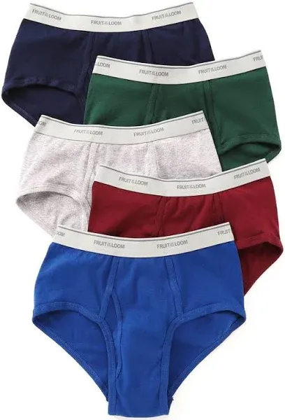 Fruit of the Loom Men's Mid-Rise Cotton Briefs (3-Pack)