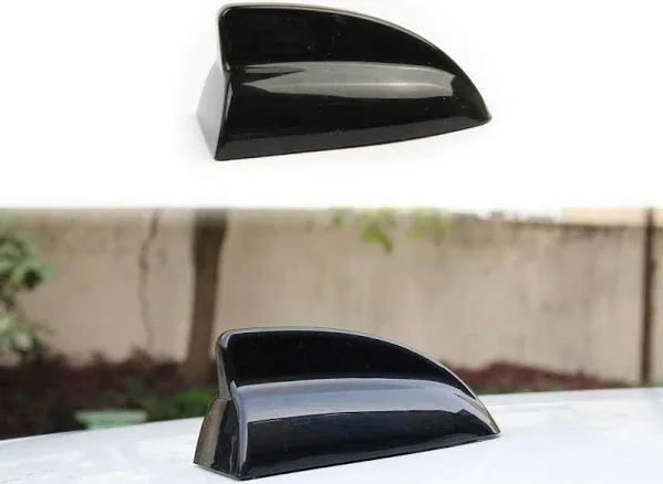 ​Glossy Black Exterior Roof Antenna Shark fin Shape Cover Trim for Dodge Charger