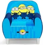 Delta Children Minions Foam Chair for Kids, Blue